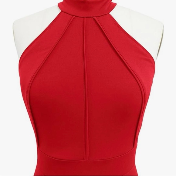 Elegant Halter Sleeveless Mermaid Dress Online Shopping main image 1